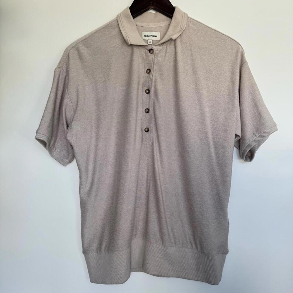 Richer Poorer Cozy Knit Polo Shirt